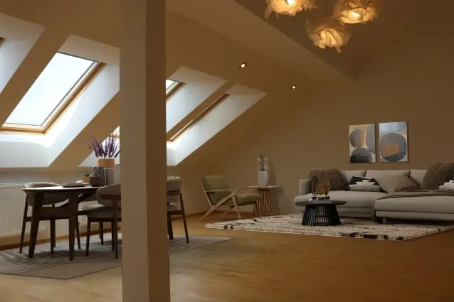 Rendering in vorhandenem Objekt